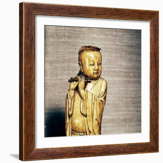 The Taoist Immortal, Han Xiangzi, Ming Dynasty, 17th century-Unknown-Framed Giclee Print