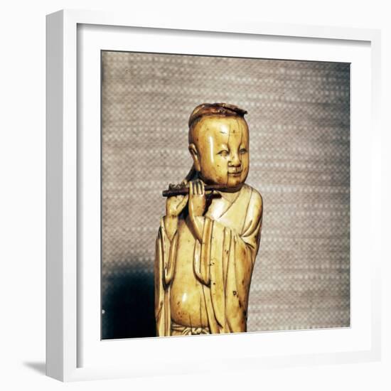 The Taoist Immortal, Han Xiangzi, Ming Dynasty, 17th century-Unknown-Framed Giclee Print