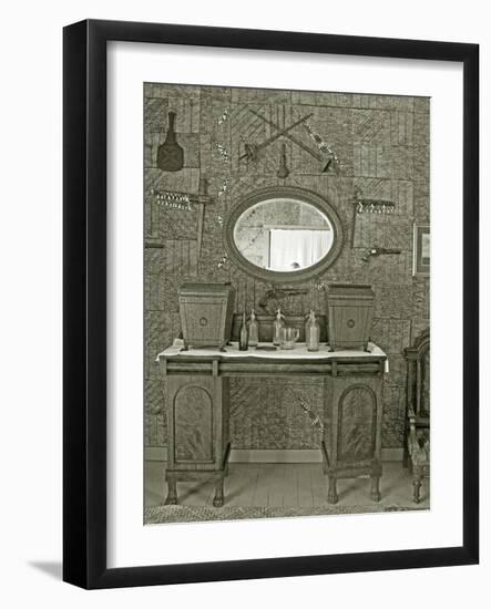 The Tapa Room, Villa Vailima, Apia, Samoa-null-Framed Photographic Print