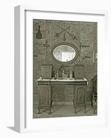 The Tapa Room, Villa Vailima, Apia, Samoa-null-Framed Photographic Print