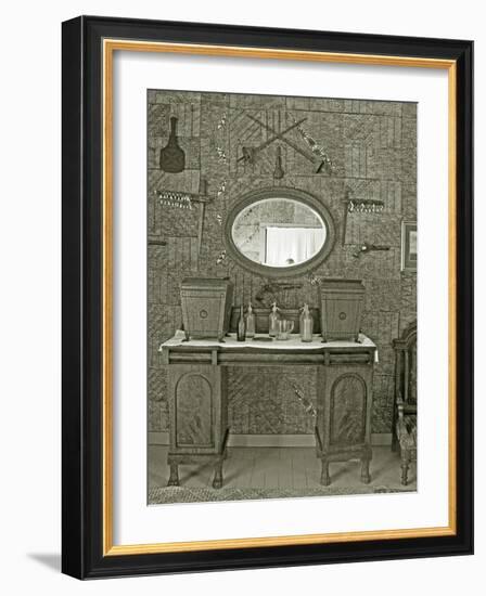 The Tapa Room, Villa Vailima, Apia, Samoa-null-Framed Photographic Print