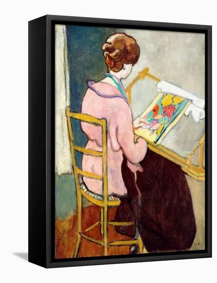 The Tapestry, 1917 (Oil on Canvas)-Louis Valtat-Framed Premier Image Canvas