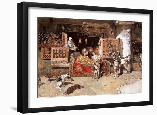 The Tapestry Merchant, 1870-Mariano Fortuny y Marsal-Framed Giclee Print