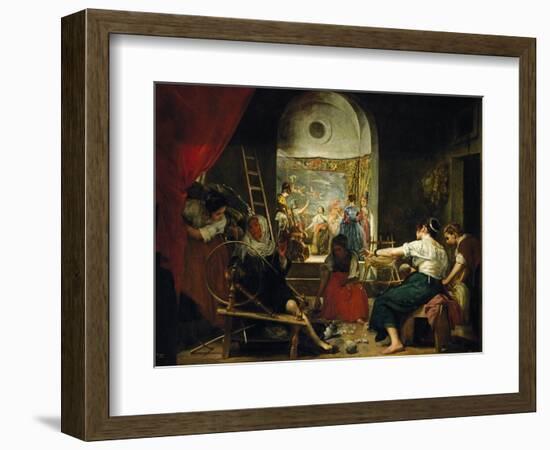 The Tapestry Weavers or the Fable of Arachne-Diego Velazquez-Framed Giclee Print