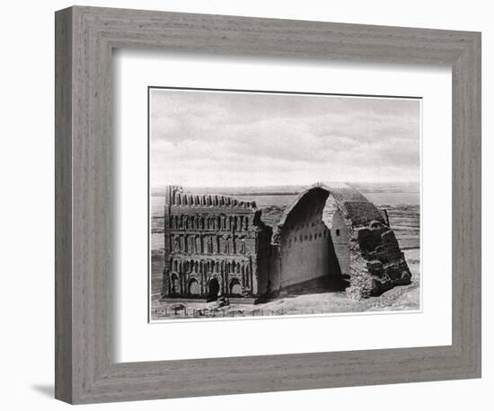 The Taq-I Kisra from the Air, Ctesiphon, Iraq, 1925-A Kerim-Framed Giclee Print