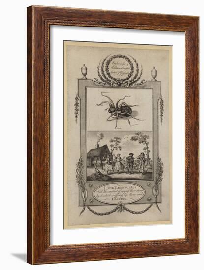 The Tarantula, with the Method of Curing Those Stung by It, Which Is Effected by Music and Dancing-null-Framed Giclee Print