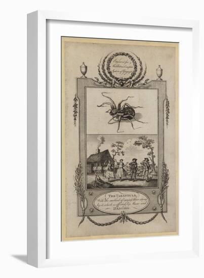 The Tarantula, with the Method of Curing Those Stung by It, Which Is Effected by Music and Dancing-null-Framed Giclee Print