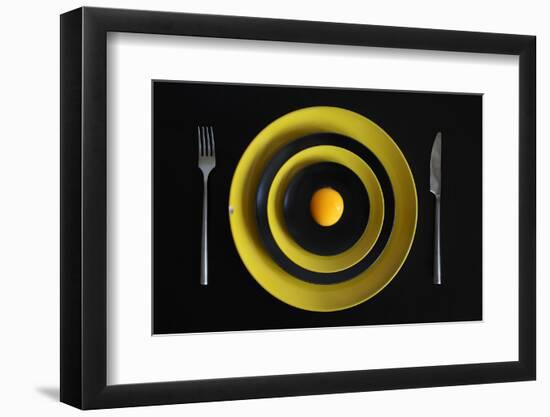 The target. Or sniper's meal (Improved version)-Victoria Ivanova-Framed Photographic Print