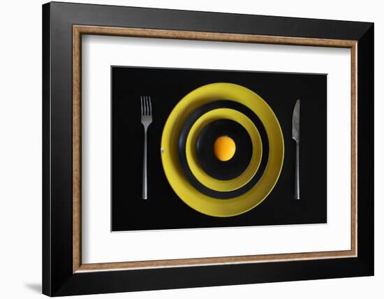 The target. Or sniper's meal (Improved version)-Victoria Ivanova-Framed Photographic Print