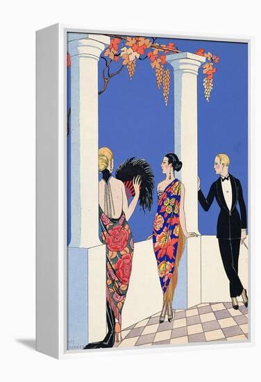 The Taste of Shawls, 1922-Georges Barbier-Framed Premier Image Canvas