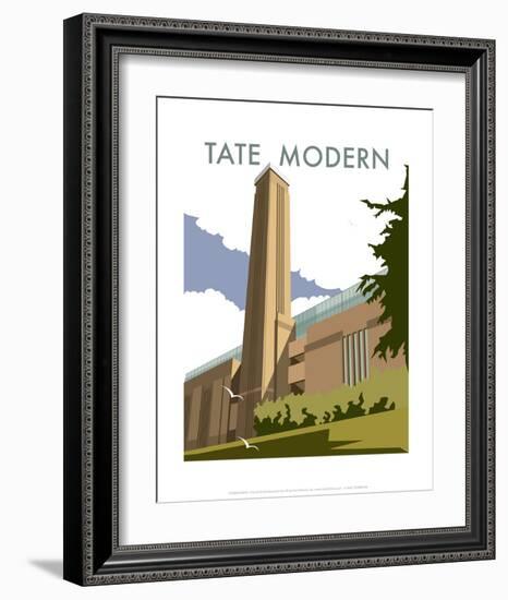 The Tate Modern - Dave Thompson Contemporary Travel Print-Dave Thompson-Framed Art Print