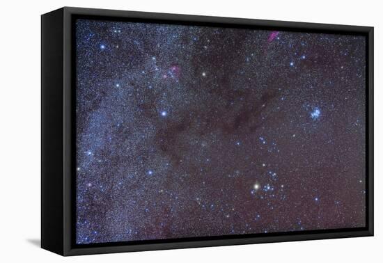 The Taurus Region Showing Dark Lanes of Nebulosity-null-Framed Premier Image Canvas