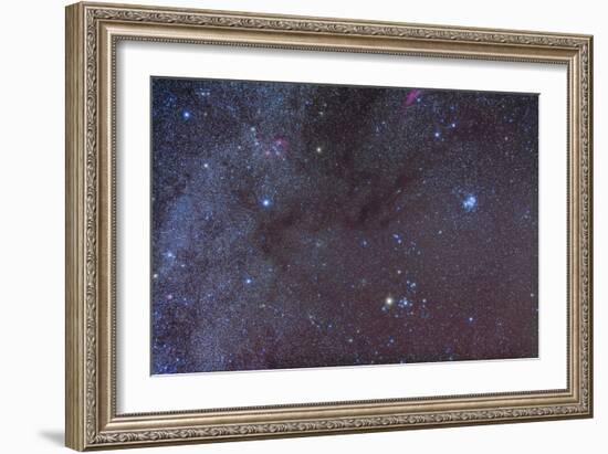 The Taurus Region Showing Dark Lanes of Nebulosity-null-Framed Photographic Print