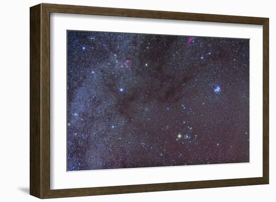 The Taurus Region Showing Dark Lanes of Nebulosity-null-Framed Photographic Print