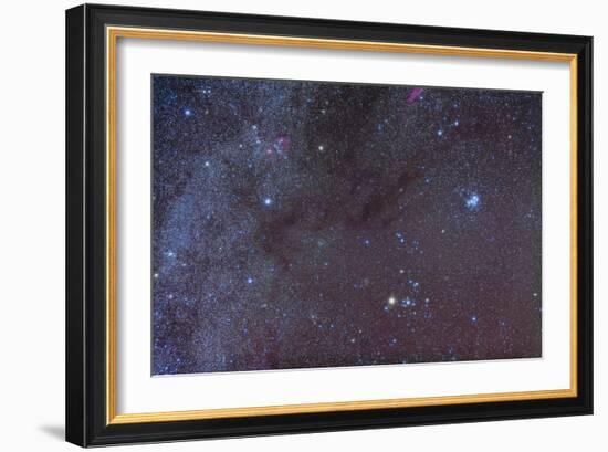 The Taurus Region Showing Dark Lanes of Nebulosity-null-Framed Photographic Print