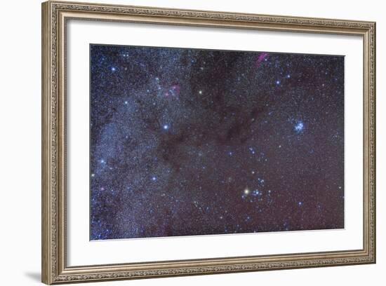 The Taurus Region Showing Dark Lanes of Nebulosity-null-Framed Photographic Print