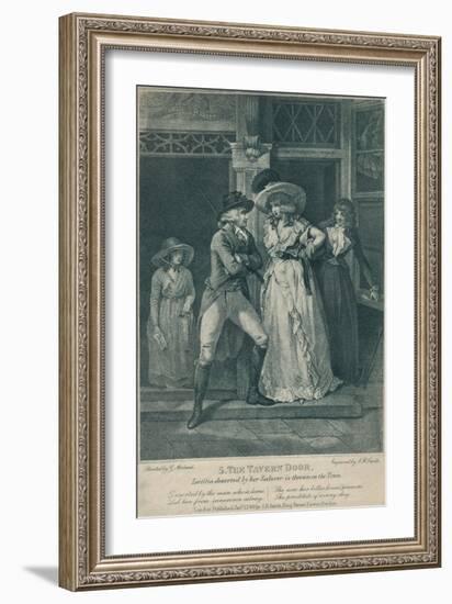 'The Tavern Door: Laetitia Deserted By Her Seducer is Thrown on the Town', 1789-Otto Limited-Framed Giclee Print