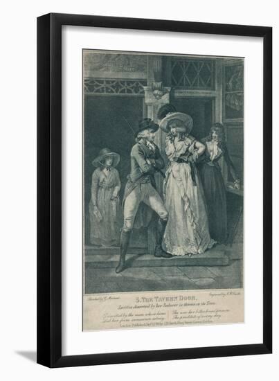 'The Tavern Door: Laetitia Deserted By Her Seducer is Thrown on the Town', 1789-Otto Limited-Framed Giclee Print