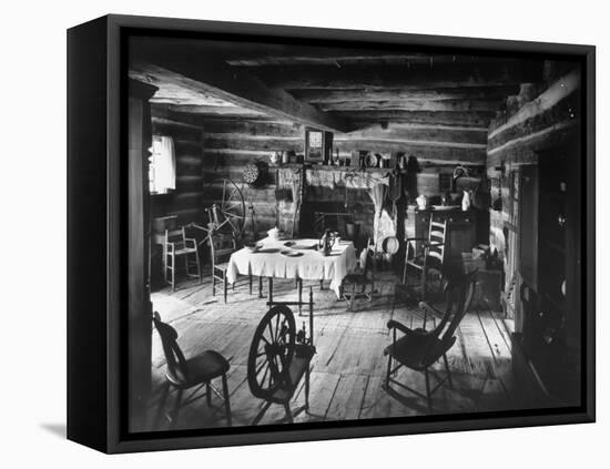 The Tavern Where Abraham Lincoln Met and Quickly Fell in Love with Ann Rutledge-Ralph Crane-Framed Premier Image Canvas