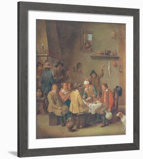 The Tavern-David Teniers the Younger-Framed Collectable Print