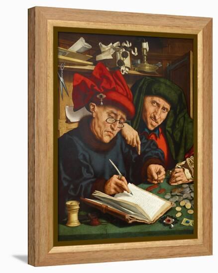 The Tax Collectors, 1520s-Quentin Massys-Framed Premier Image Canvas