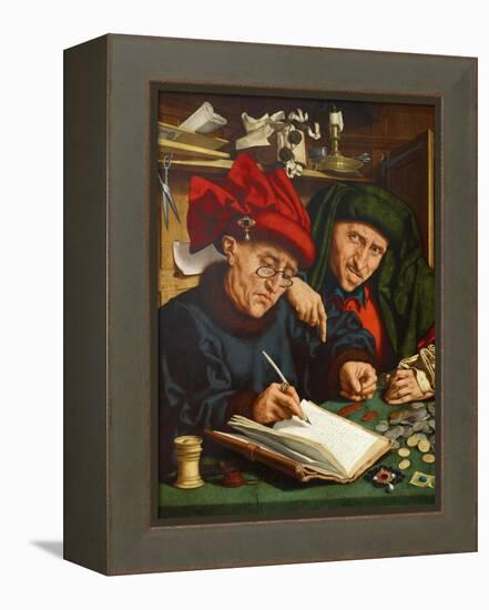 The Tax Collectors, 1520s-Quentin Massys-Framed Premier Image Canvas