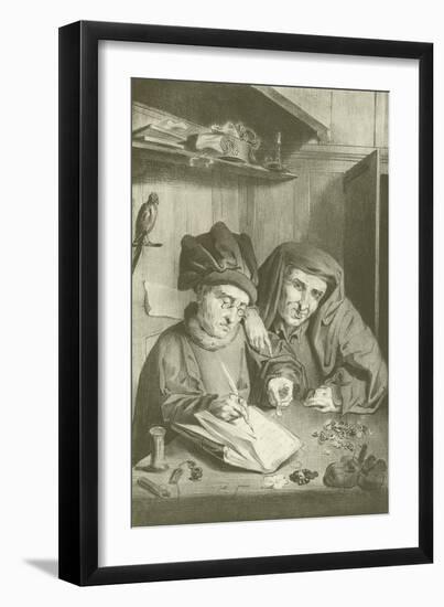 The Tax Collectors-Quentin Massys-Framed Giclee Print