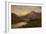 The Tay at Sunset, Dunkeld-Alfred de Breanski-Framed Giclee Print