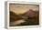 The Tay at Sunset, Dunkeld-Alfred de Breanski-Framed Premier Image Canvas