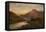 The Tay at Sunset, Dunkeld-Alfred de Breanski-Framed Premier Image Canvas