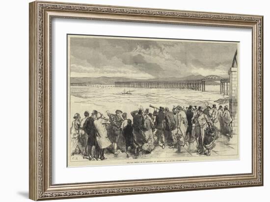 The Tay Bridge as it Appeared on Monday, 29 December, at Ten O'Clock-Charles Robinson-Framed Giclee Print