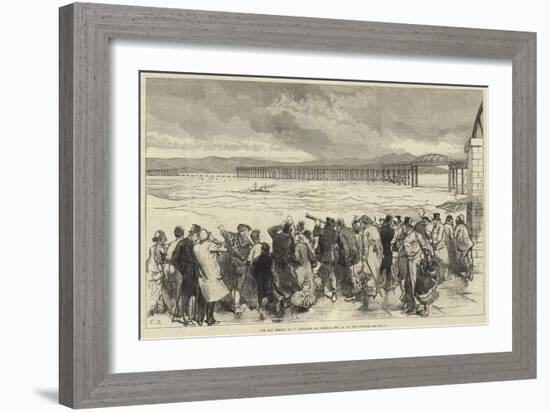 The Tay Bridge as it Appeared on Monday, 29 December, at Ten O'Clock-Charles Robinson-Framed Giclee Print