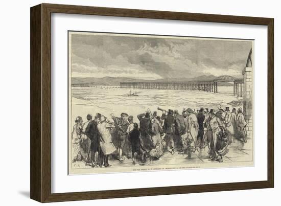 The Tay Bridge as it Appeared on Monday, 29 December, at Ten O'Clock-Charles Robinson-Framed Giclee Print