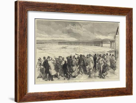 The Tay Bridge as it Appeared on Monday, 29 December, at Ten O'Clock-Charles Robinson-Framed Giclee Print