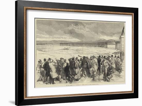 The Tay Bridge as it Appeared on Monday, 29 December, at Ten O'Clock-Charles Robinson-Framed Giclee Print