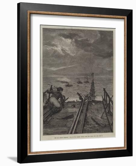 The Tay Bridge Disaster, View of the Broken Bridge from the North End-Frank Dadd-Framed Giclee Print