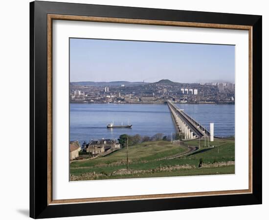 The Tay Bridge, Dundee, Angus, Scotland, United Kingdom-Adam Woolfitt-Framed Photographic Print