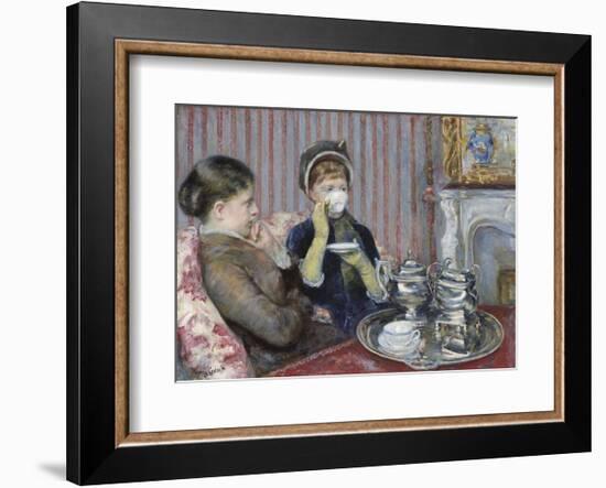 The Tea, about 1880-Mary Cassatt-Framed Art Print