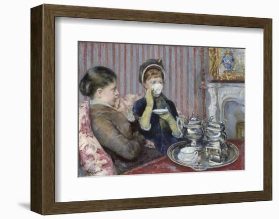 The Tea, about 1880-Mary Cassatt-Framed Art Print