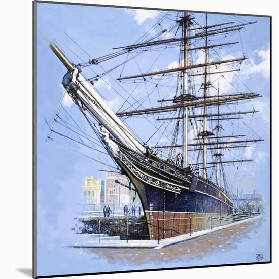 The Tea Clipper Cutty Sark-John S. Smith-Mounted Giclee Print