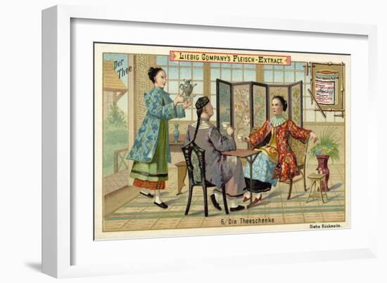 The Tea House-null-Framed Giclee Print