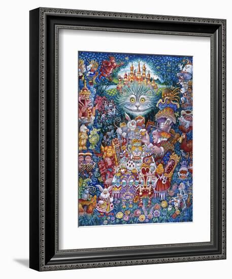 The Tea Party 2-Bill Bell-Framed Giclee Print