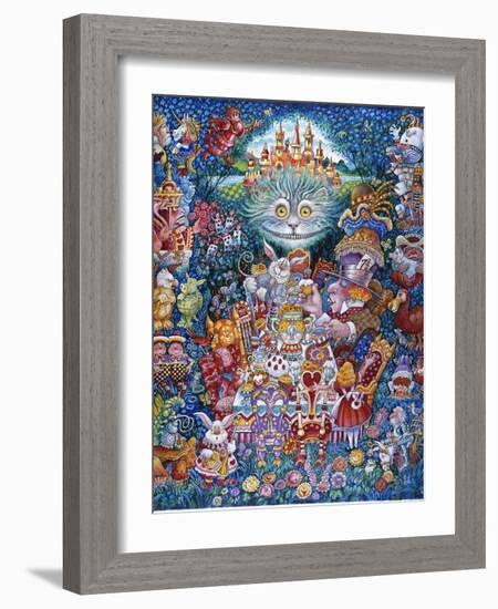 The Tea Party 2-Bill Bell-Framed Giclee Print