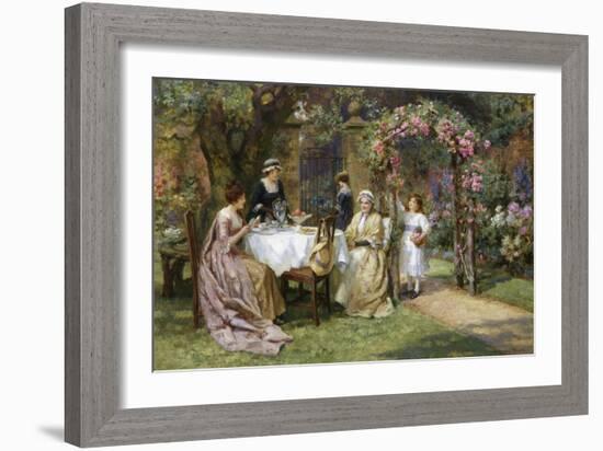 The Tea Party-George Sheridan Knowles-Framed Giclee Print