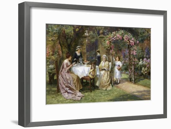 The Tea Party-George Sheridan Knowles-Framed Giclee Print