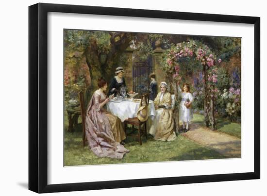 The Tea Party-George Sheridan Knowles-Framed Giclee Print