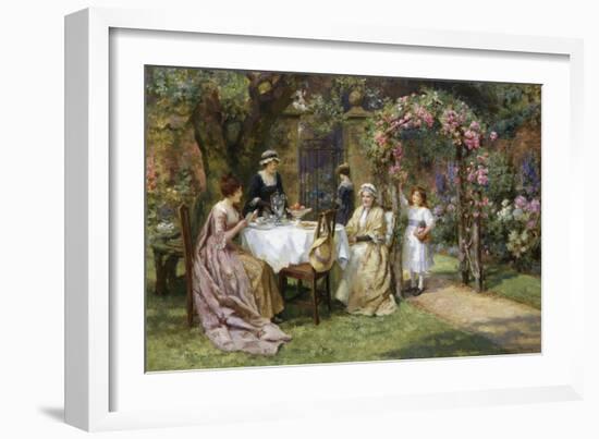 The Tea Party-George Sheridan Knowles-Framed Giclee Print