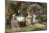 The Tea Party-George Sheridan Knowles-Mounted Giclee Print