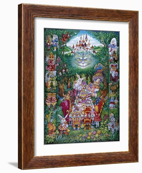 The Tea Party-Bill Bell-Framed Giclee Print