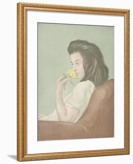 The Tea Rose, C.1900-Antoine Maurin-Framed Giclee Print